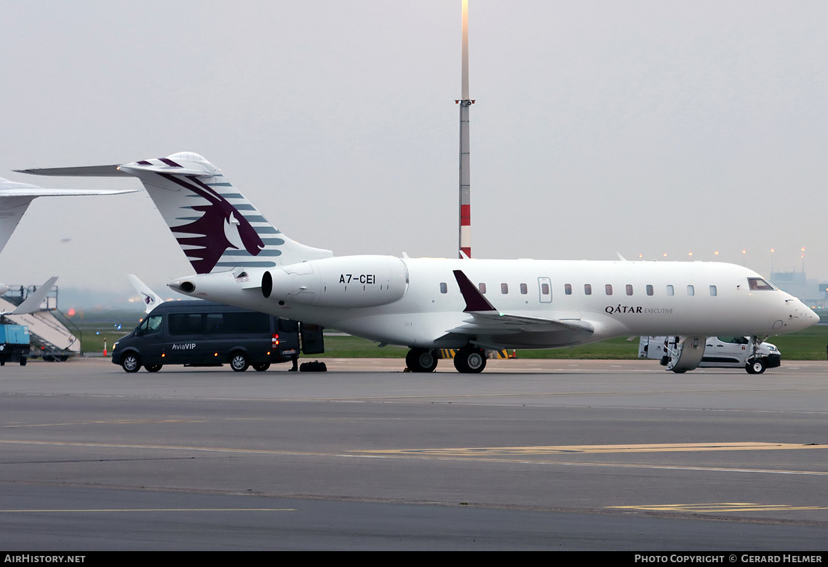 Aircraft Photo of A7-CEI | Bombardier Global 5000 (BD-700-1A11) | Qatar Executive | AirHistory.net #636440