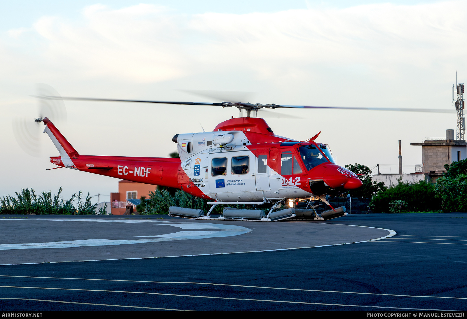 Aircraft Photo of EC-NDF | Bell 412HP | Pegasus Aviación | AirHistory.net #636450