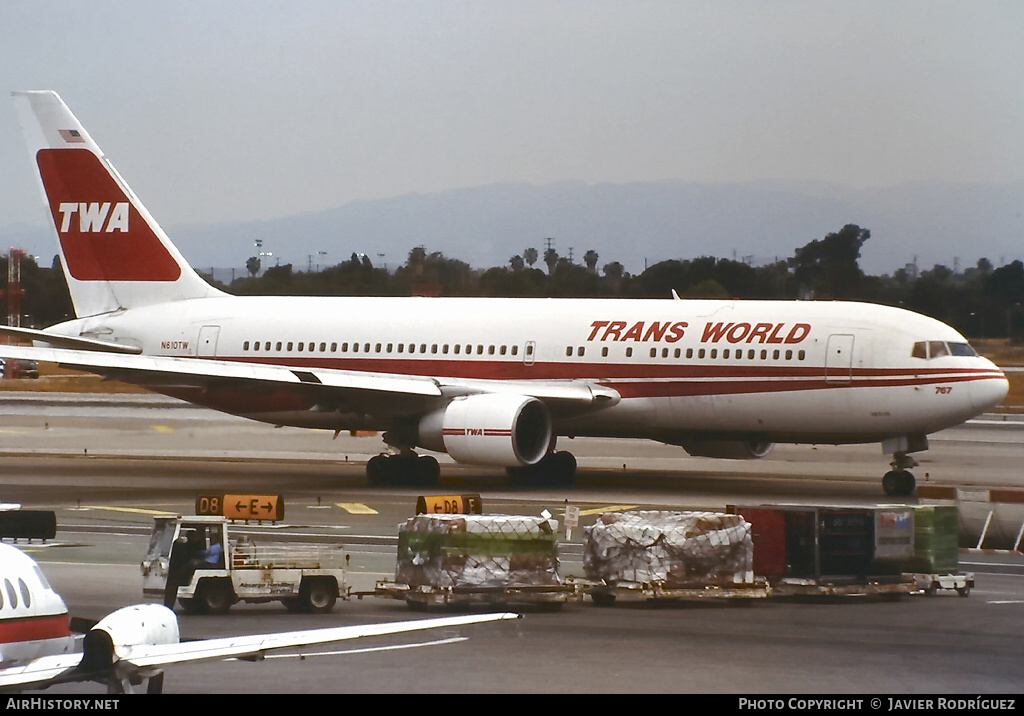 Aircraft Photo of N610TW | Boeing 767-231(ER) | Trans World Airlines - TWA | AirHistory.net #636512