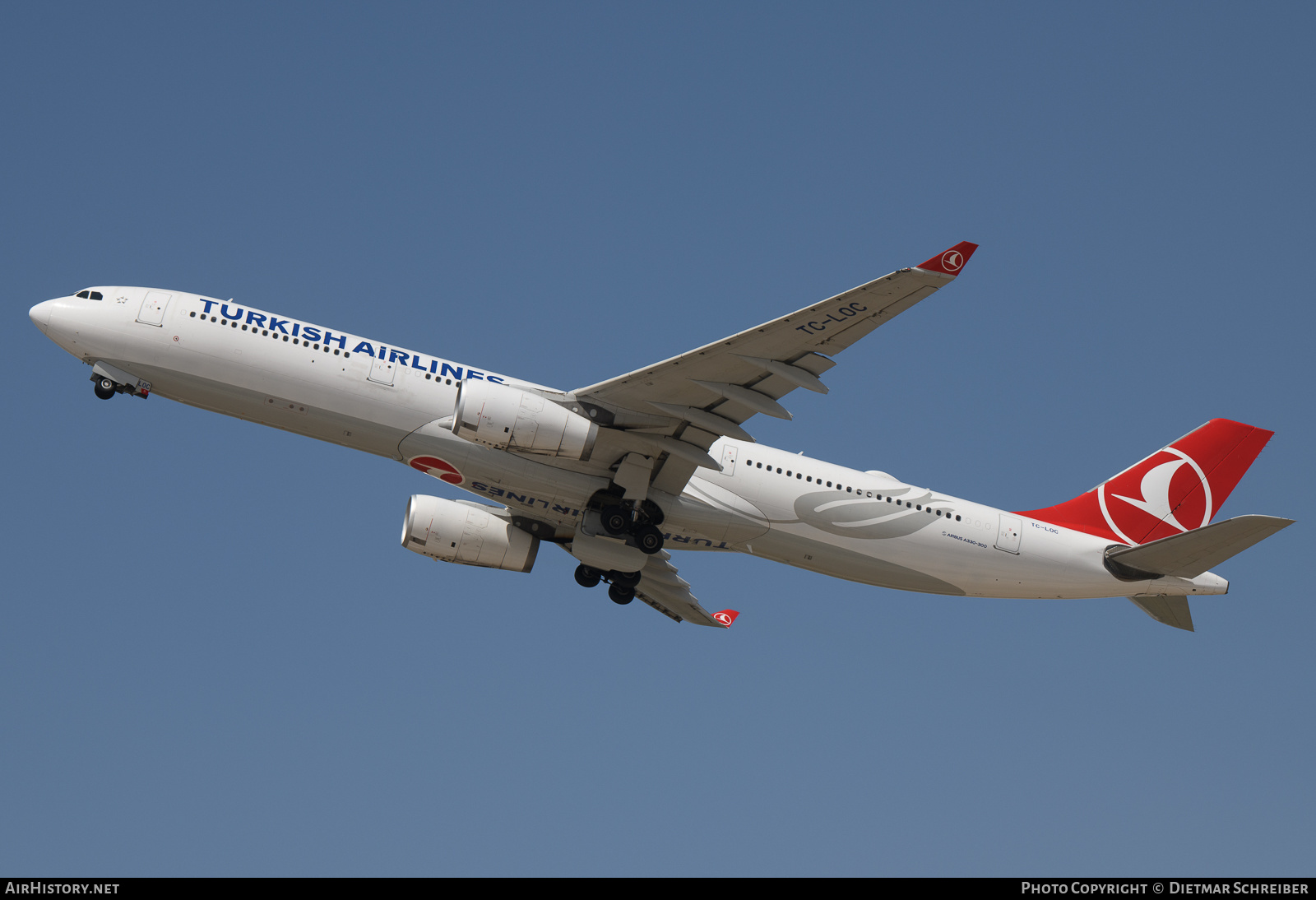Aircraft Photo of TC-LOC | Airbus A330-343 | Turkish Airlines | AirHistory.net #636515