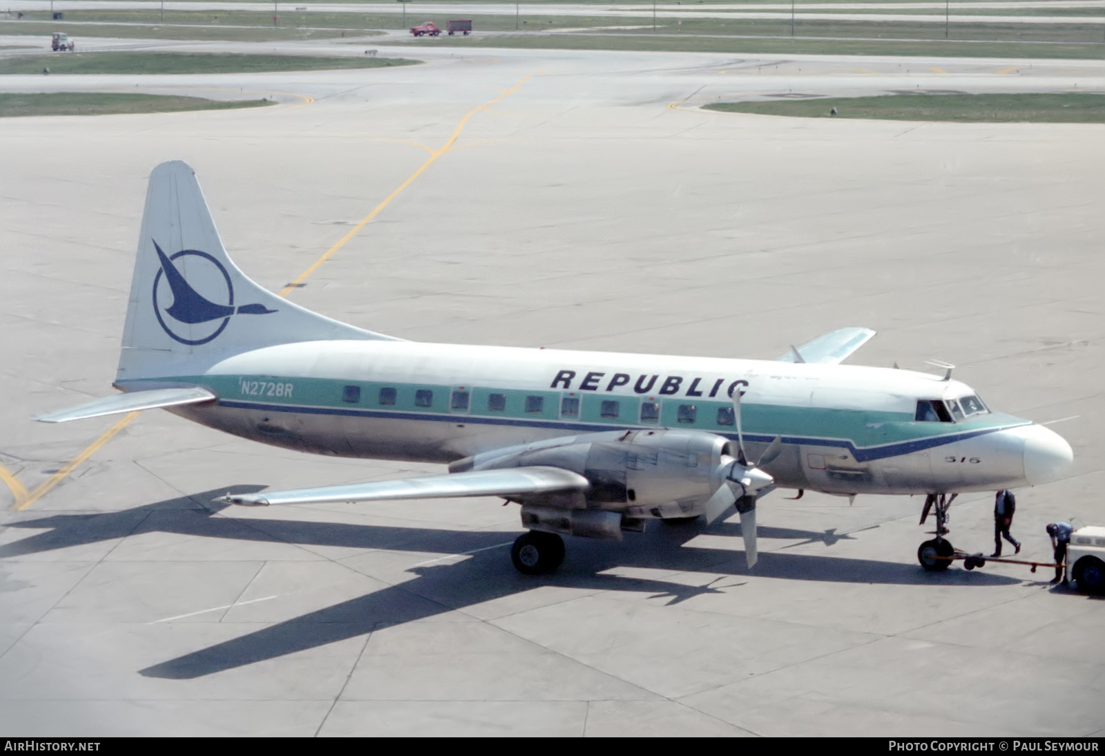 Aircraft Photo of N2728R | Convair 580 | Republic Airlines | AirHistory.net #636525