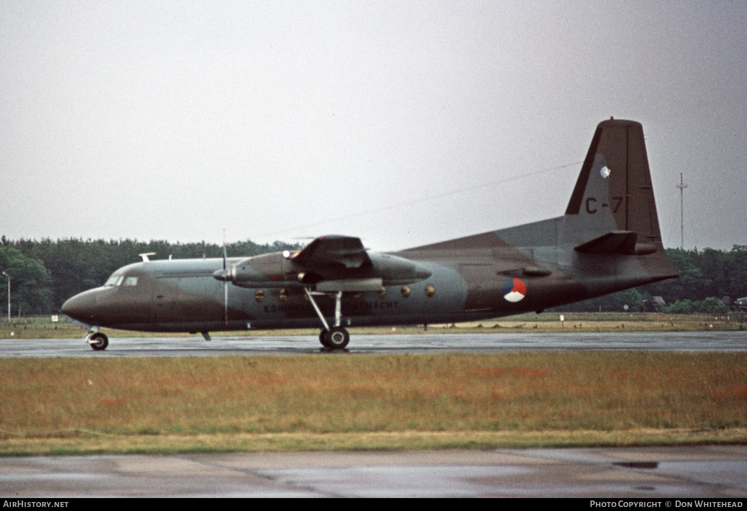 Aircraft Photo of C-7 | Fokker F27-300M Troopship | Netherlands - Air Force | AirHistory.net #636535