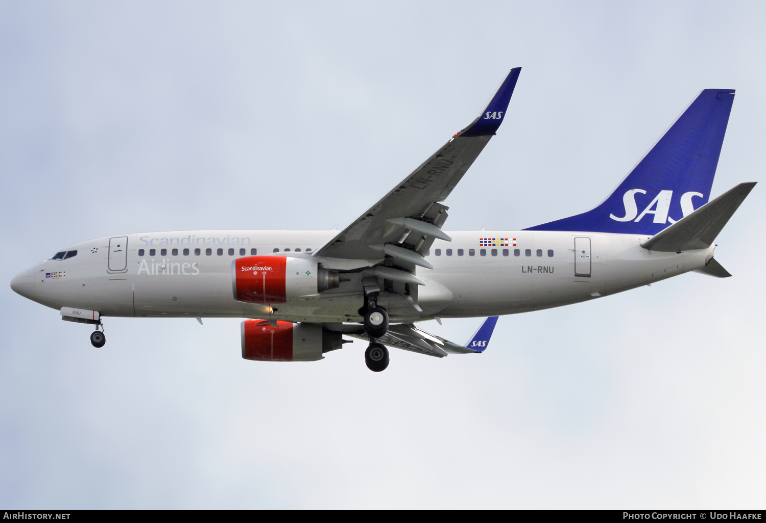 Aircraft Photo of LN-RNU | Boeing 737-783 | Scandinavian Airlines - SAS | AirHistory.net #636546