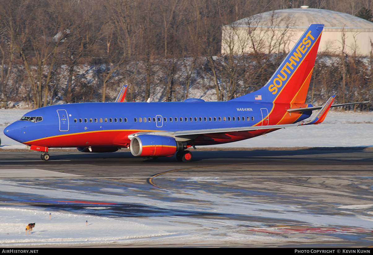Aircraft Photo of N464WN | Boeing 737-7H4 | Southwest Airlines | AirHistory.net #636551