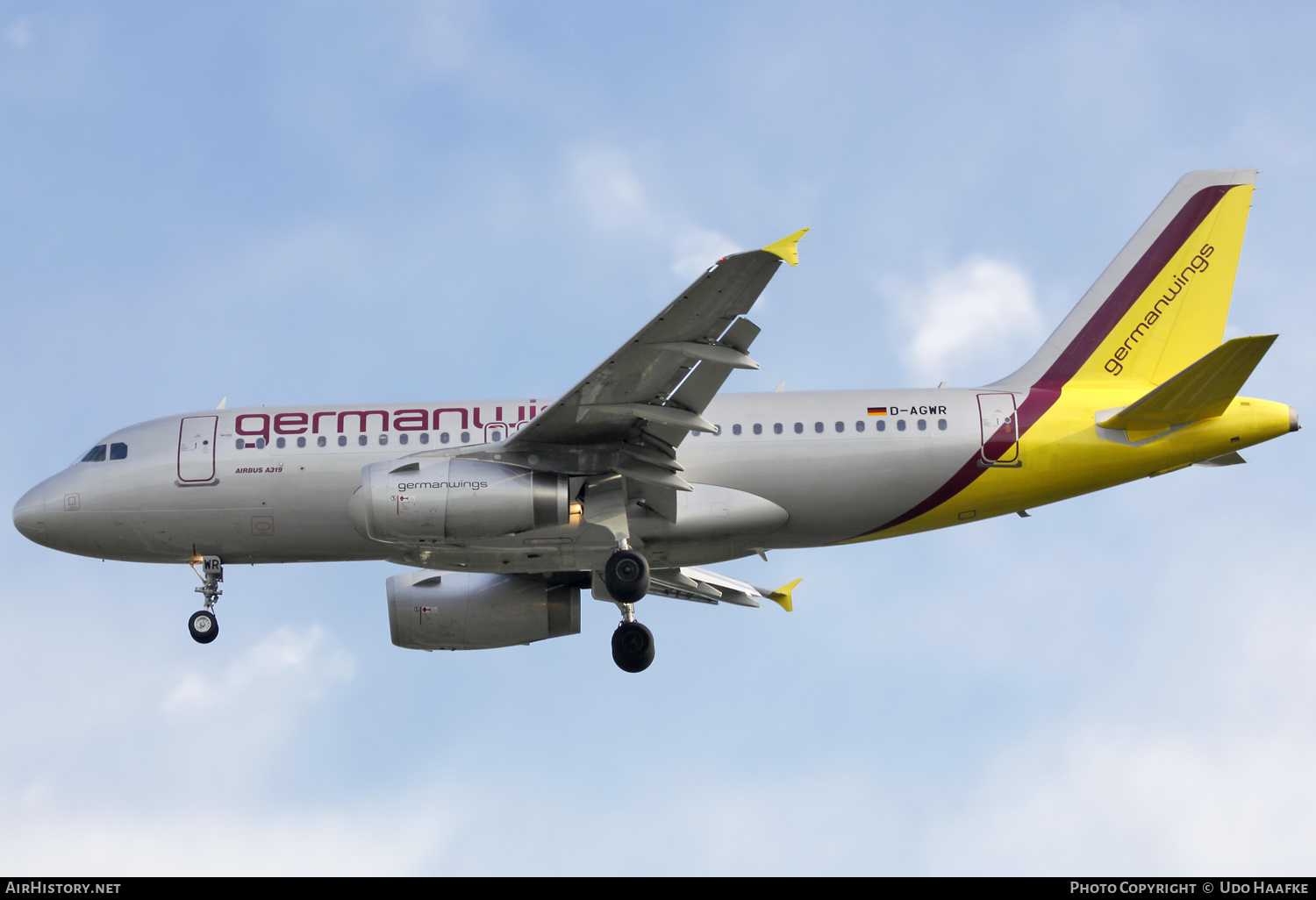 Aircraft Photo of D-AGWR | Airbus A319-132 | Germanwings | AirHistory.net #636563