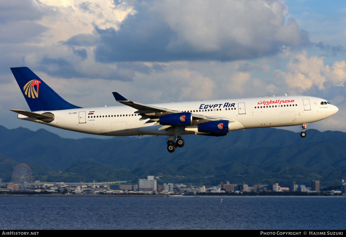 Aircraft Photo of SU-GBN | Airbus A340-212 | EgyptAir | AirHistory.net #636585