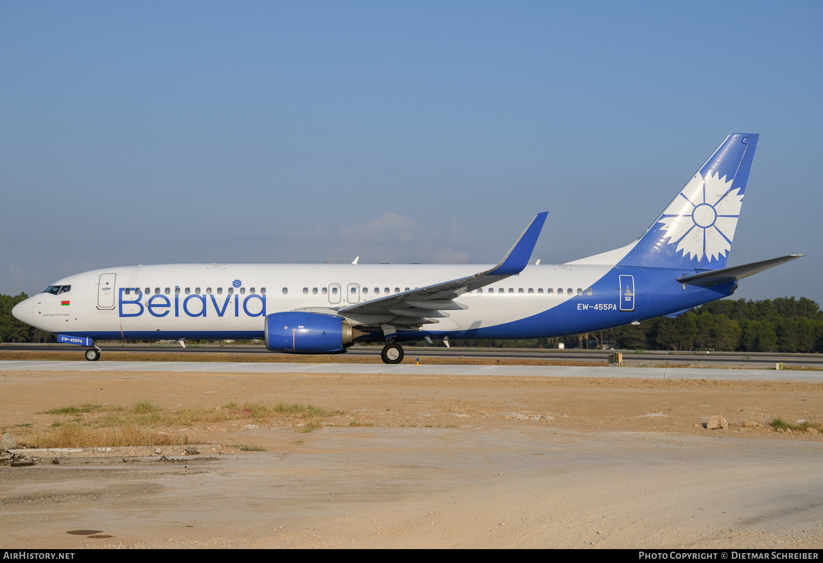 Aircraft Photo of EW-455PA | Boeing 737-8H6 | Belavia | AirHistory.net #636589