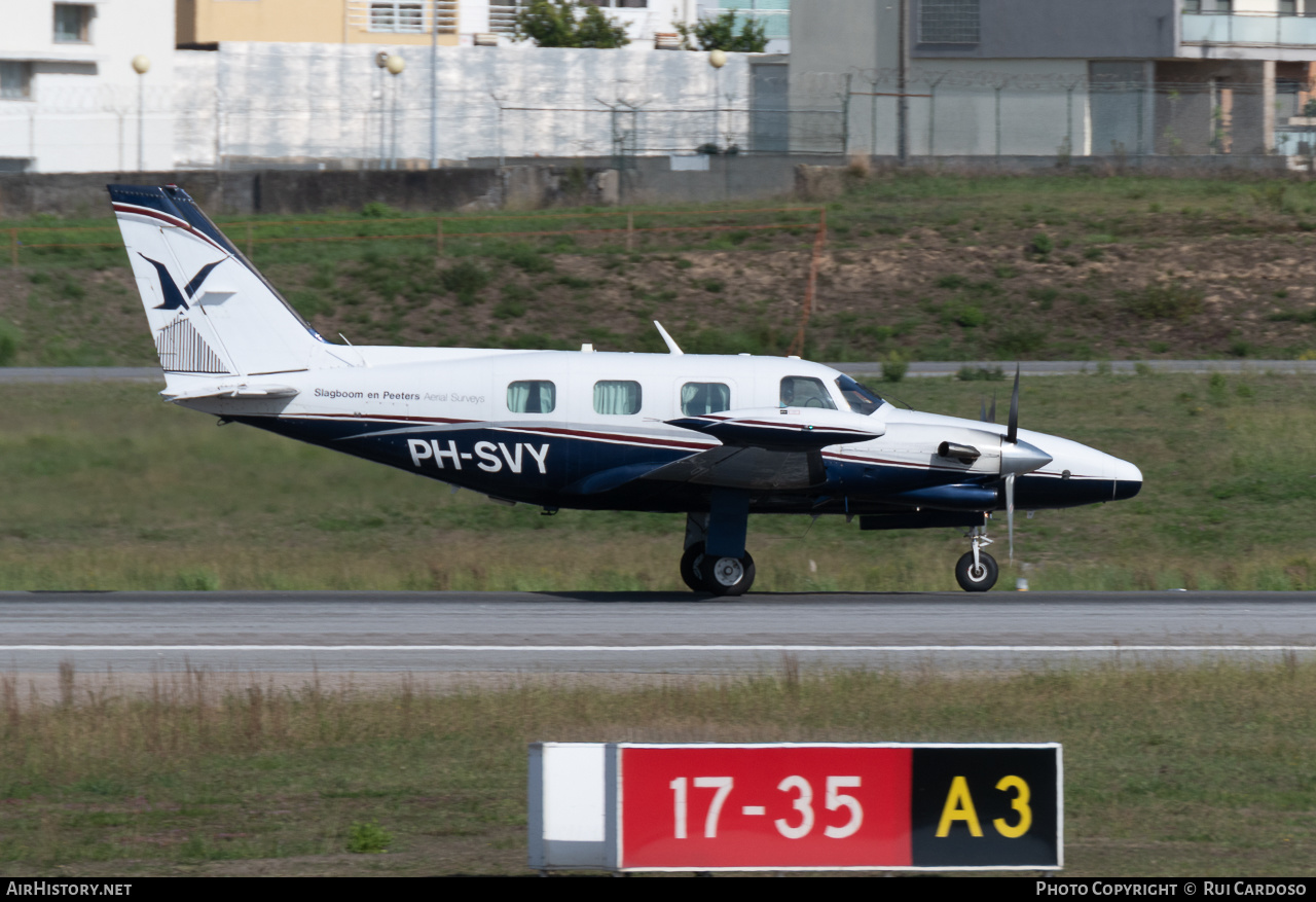 Aircraft Photo of PH-SVY | Piper PA-31T Cheyenne II | Slagboom en Peeters Aerial Surveys | AirHistory.net #636605