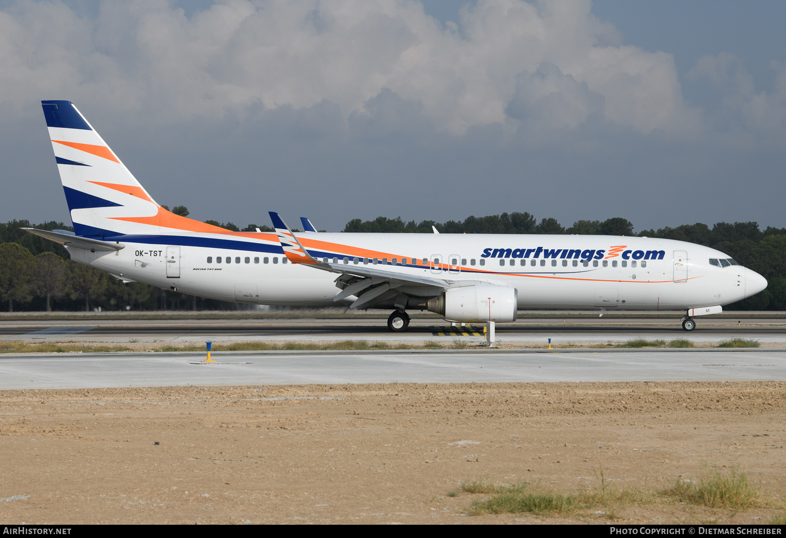 Aircraft Photo of OK-TST | Boeing 737-86N | Smartwings | AirHistory.net #636606