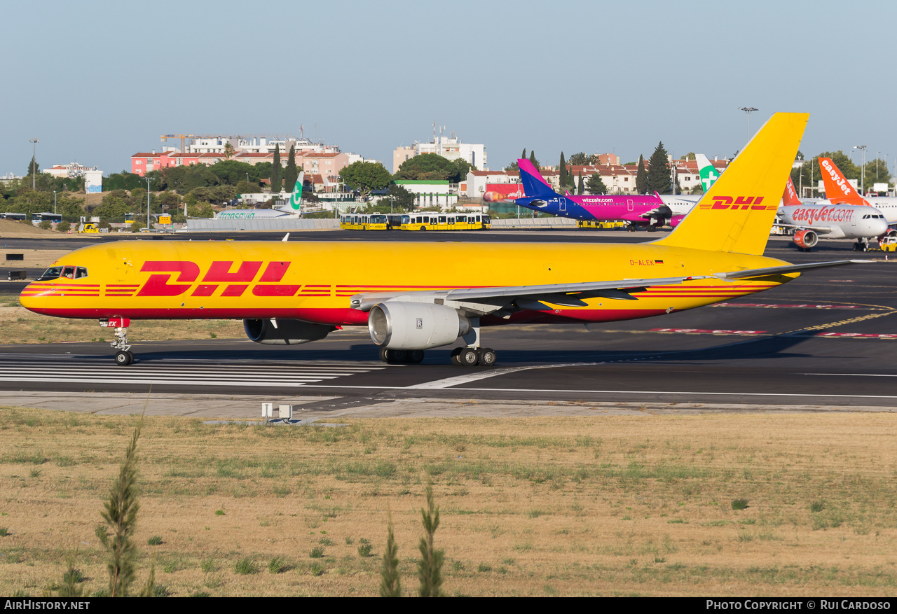 Aircraft Photo of D-ALEK | Boeing 757-236/SF | DHL International | AirHistory.net #636611