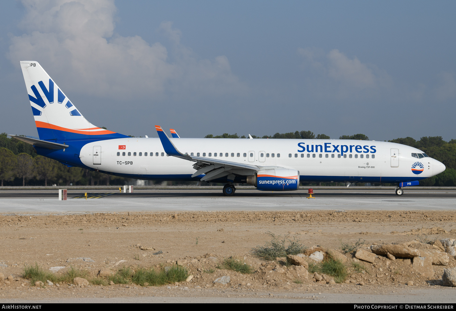 Aircraft Photo of TC-SPB | Boeing 737-86Q | SunExpress | AirHistory.net #636617