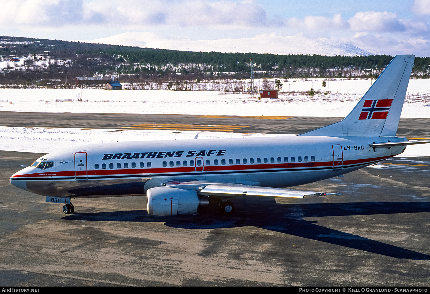 Aircraft Photo of LN-BRG | Boeing 737-505 | Braathens SAFE | AirHistory.net #636619