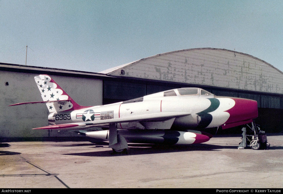 Aircraft Photo of N84JW / 6969 | Republic F-84F Thunderstreak | USA - Air Force | AirHistory.net #636623