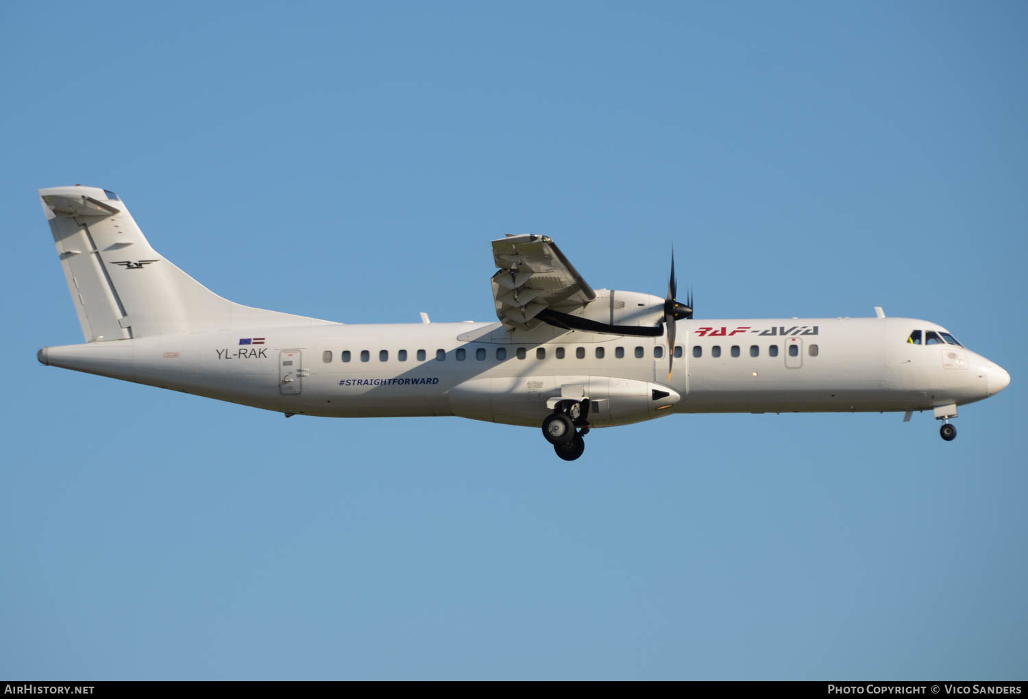 Aircraft Photo of YL-RAK | ATR ATR-72-500/F (ATR-72-212A) | RAF-Avia Airlines | AirHistory.net #636630