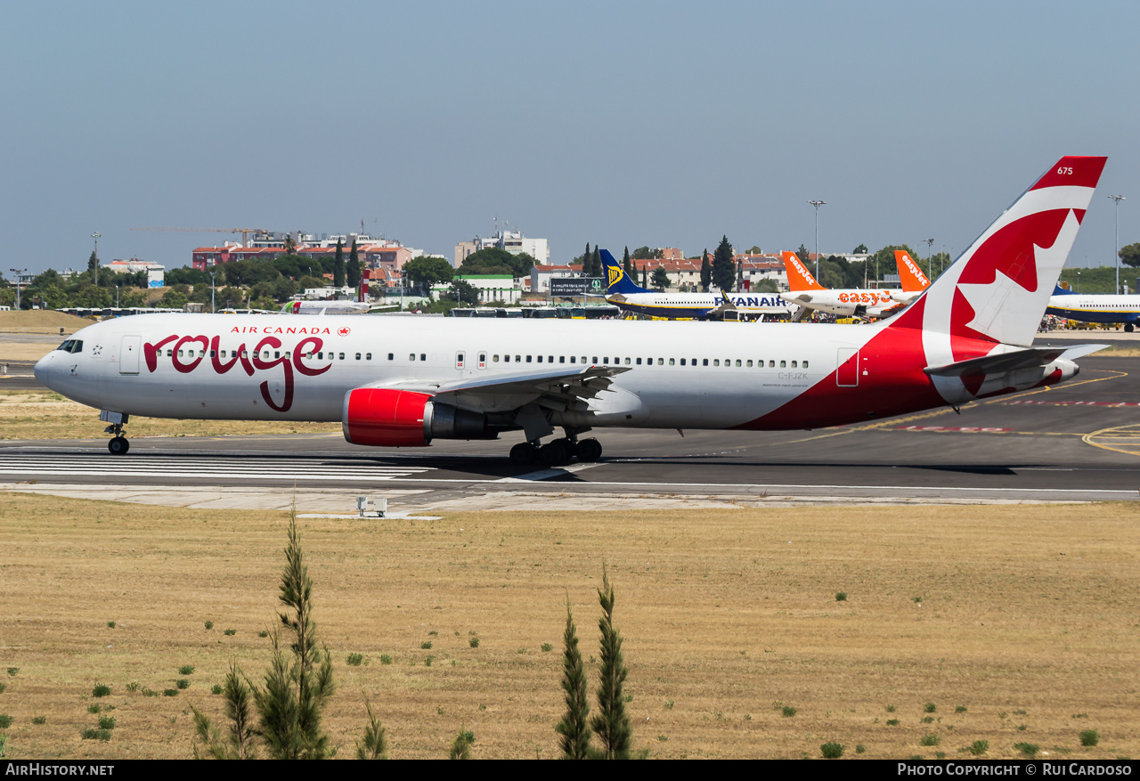 Aircraft Photo of C-FJZK | Boeing 767-3Q8/ER | Air Canada Rouge | AirHistory.net #636636