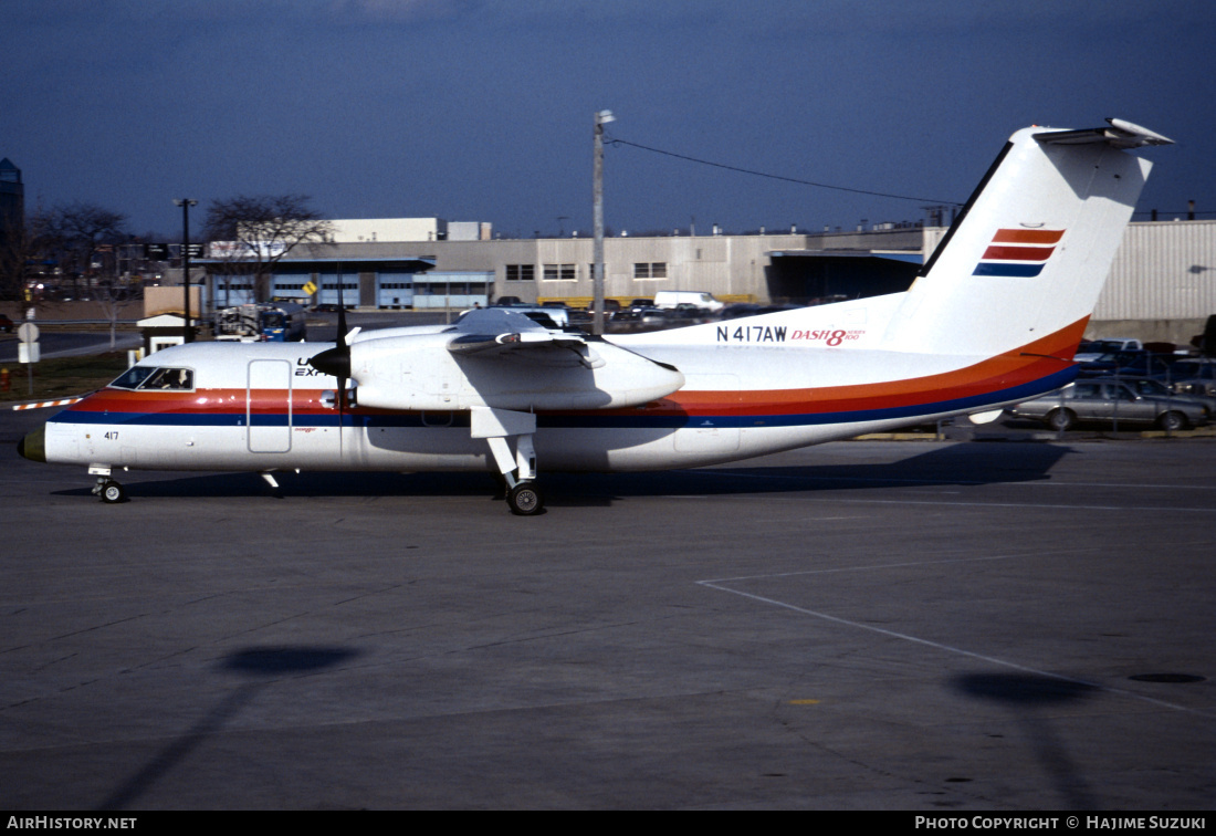 Aircraft Photo of N417AW | De Havilland Canada DHC-8-102 Dash 8 | United Express | AirHistory.net #636638