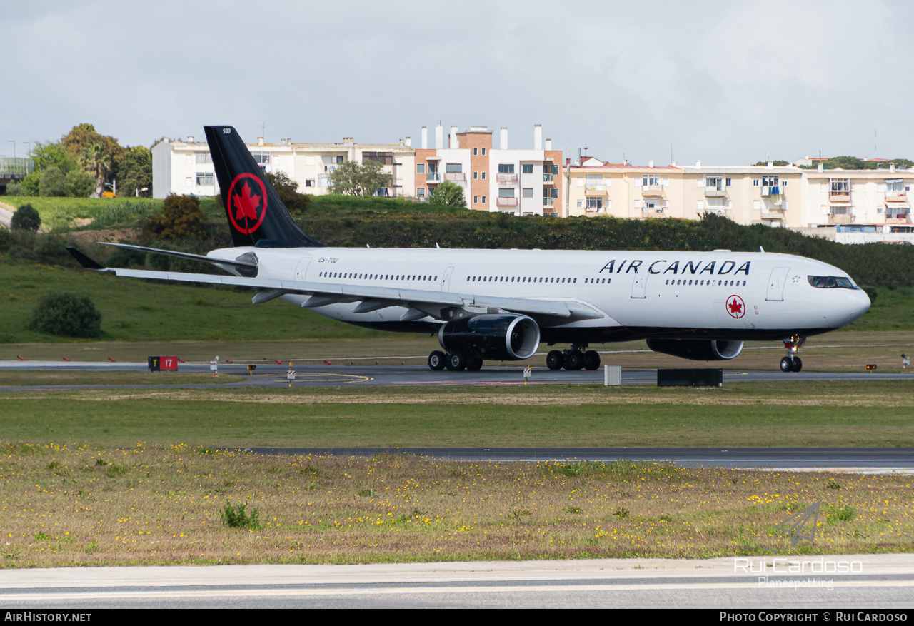 Aircraft Photo of CS-TOU | Airbus A330-343 | Air Canada | AirHistory.net #636663