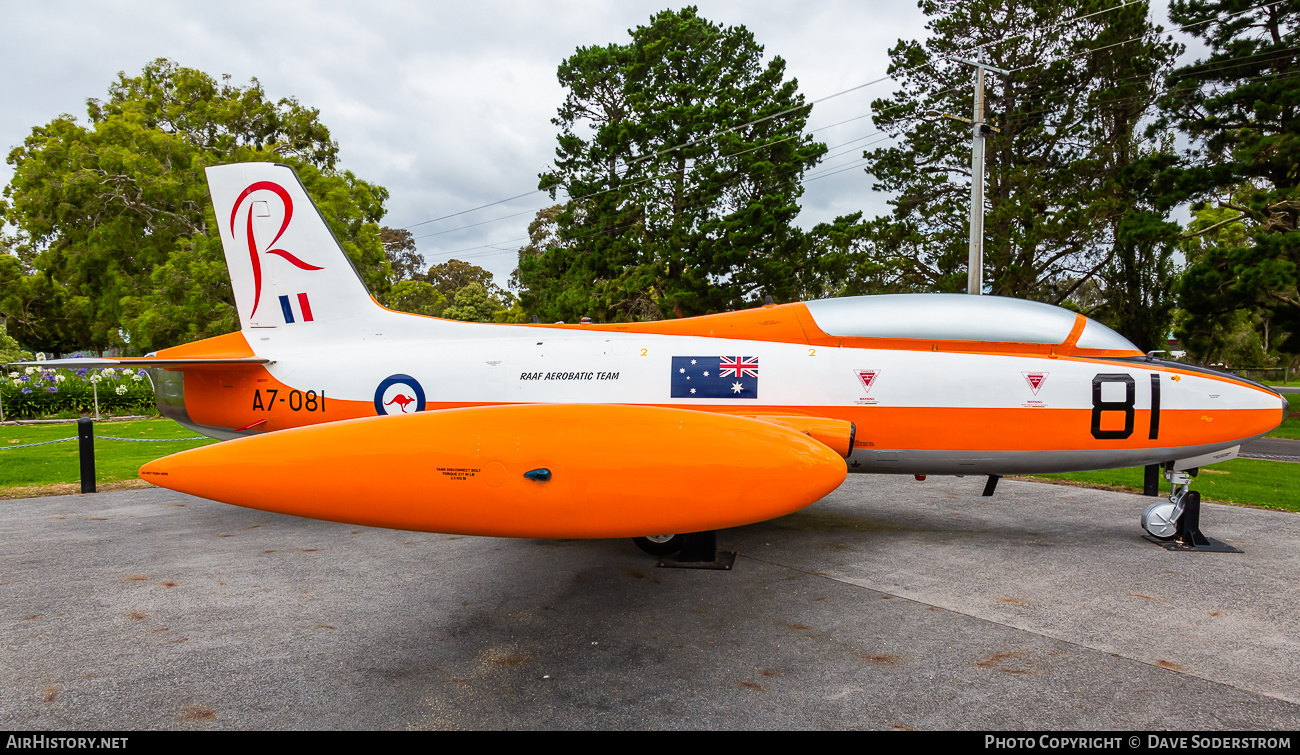 Aircraft Photo of A7-081 | Commonwealth CA-30 (MB-326H) | Australia - Air Force | AirHistory.net #636681