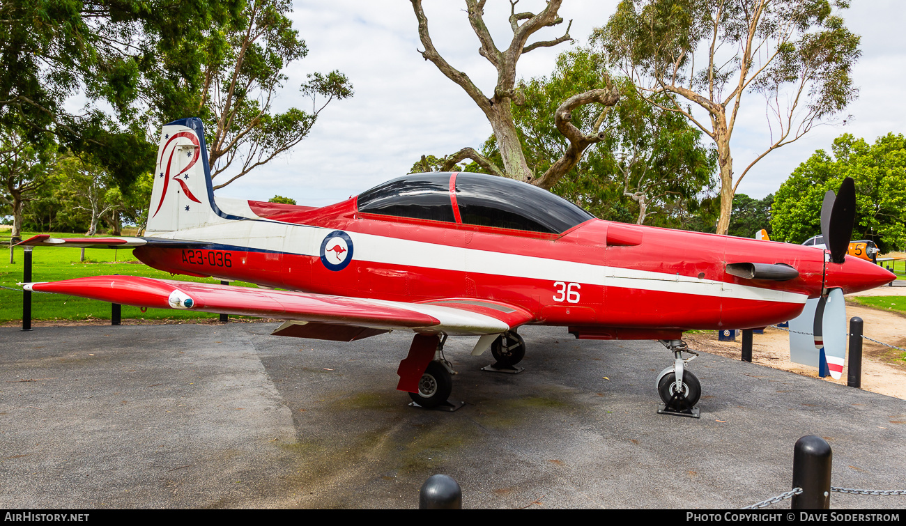 Aircraft Photo of A23-036 | Pilatus PC-9A | Australia - Air Force | AirHistory.net #636713