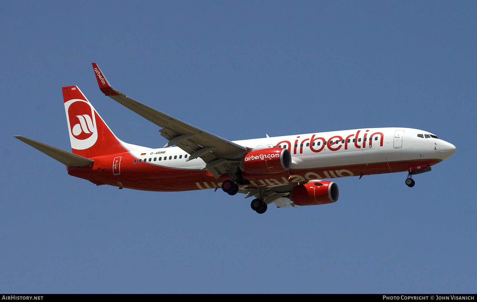 Aircraft Photo of D-ABMB | Boeing 737-86J | Air Berlin | AirHistory.net #636740