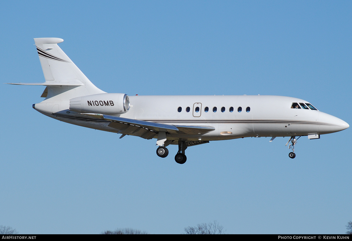 Aircraft Photo of N100MB | Dassault Falcon 2000EX | AirHistory.net #636749