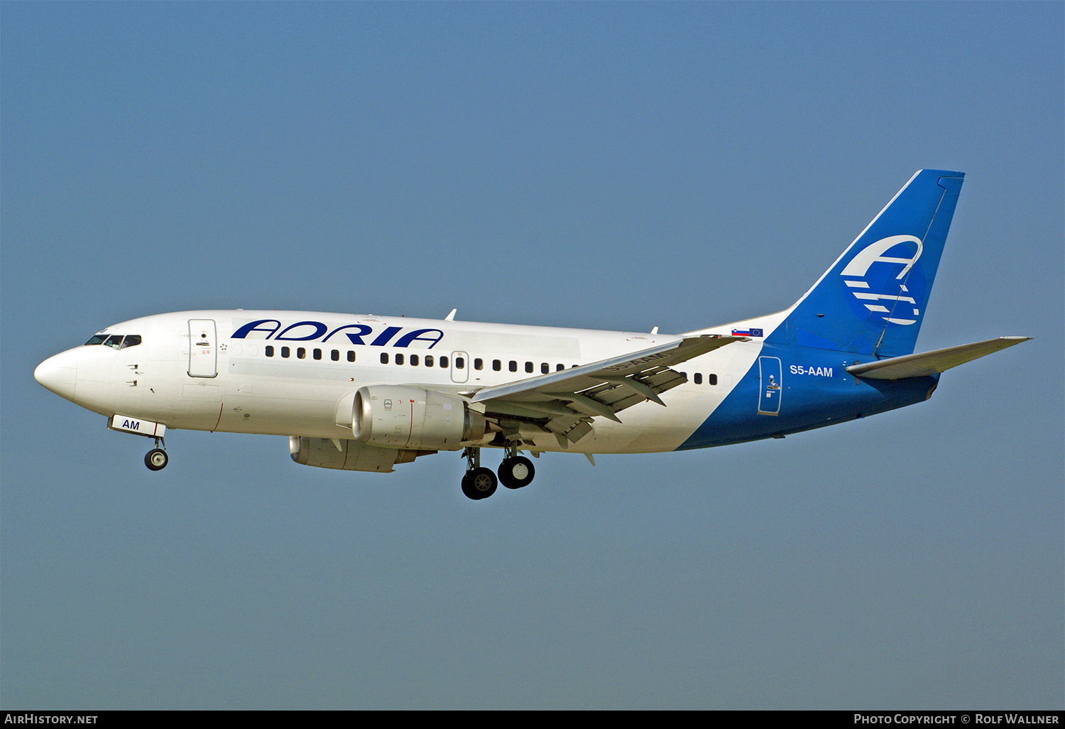 Aircraft Photo of S5-AAM | Boeing 737-528 | Adria Airways | AirHistory.net #636754