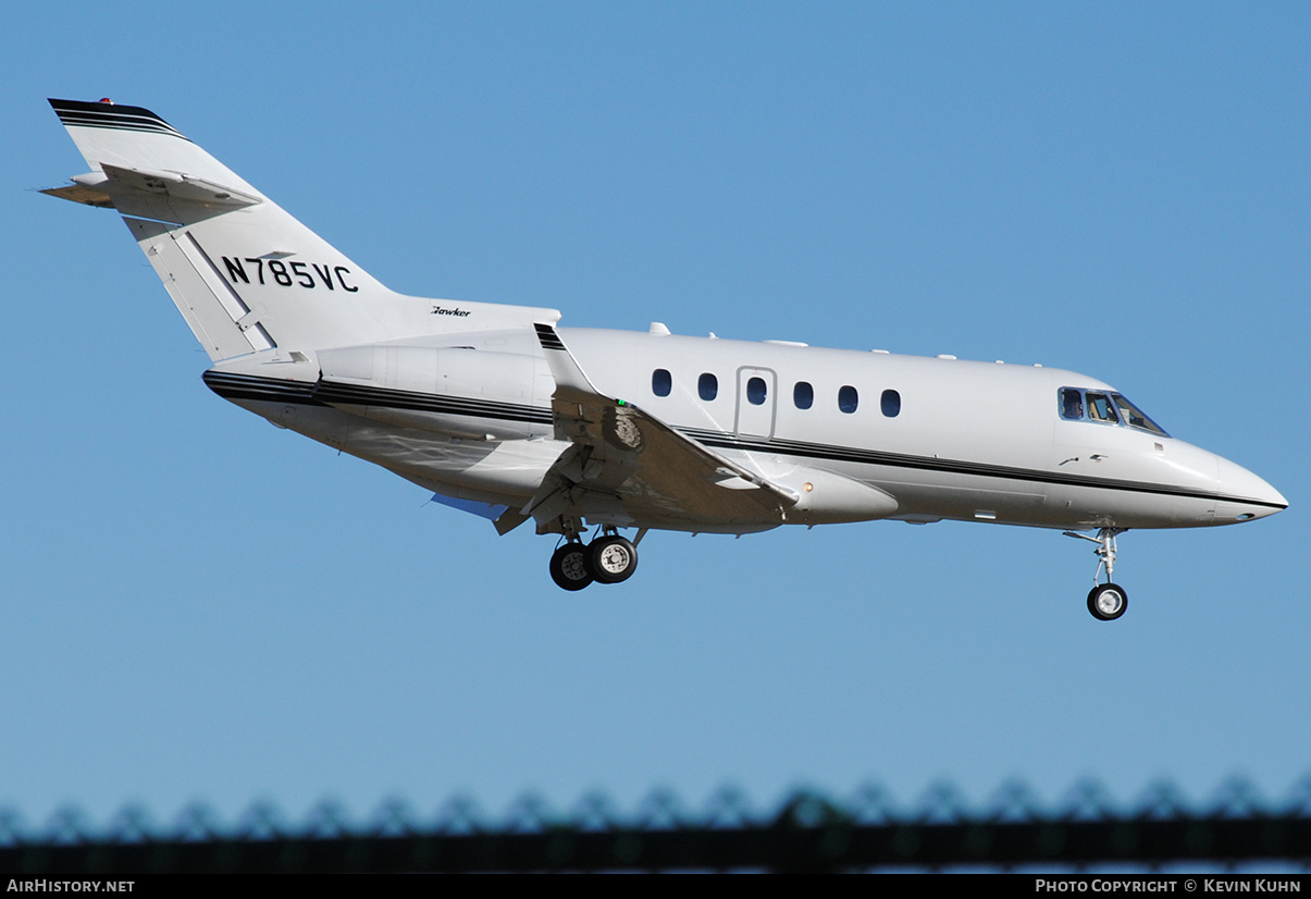 Aircraft Photo of N785VC | Raytheon Hawker 850XP | AirHistory.net #636761