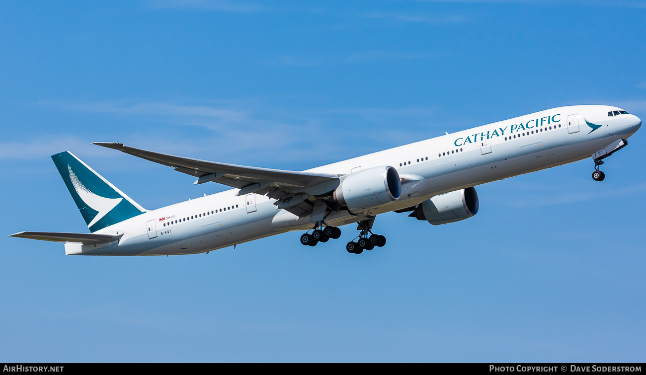 Aircraft Photo of B-KQY | Boeing 777-367/ER | Cathay Pacific Airways | AirHistory.net #636787