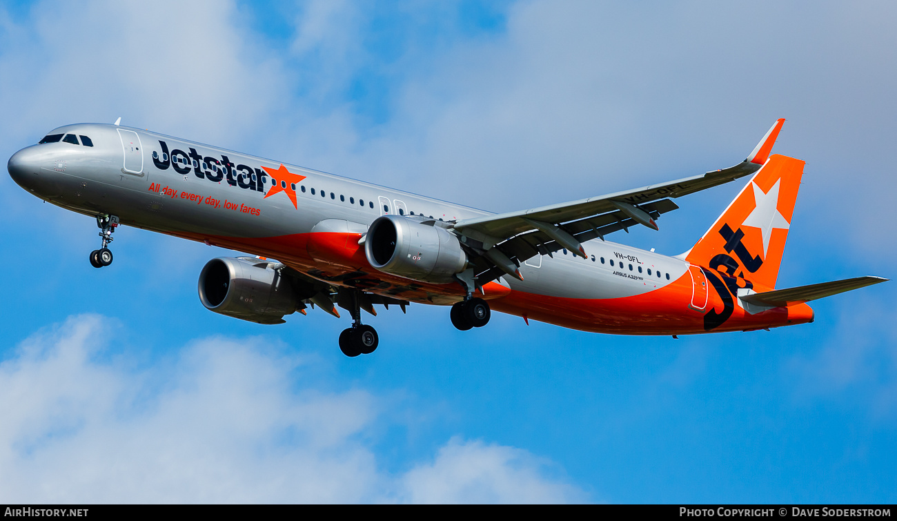 Aircraft Photo of VH-OFL | Airbus A321-251NX | Jetstar Airways | AirHistory.net #636791