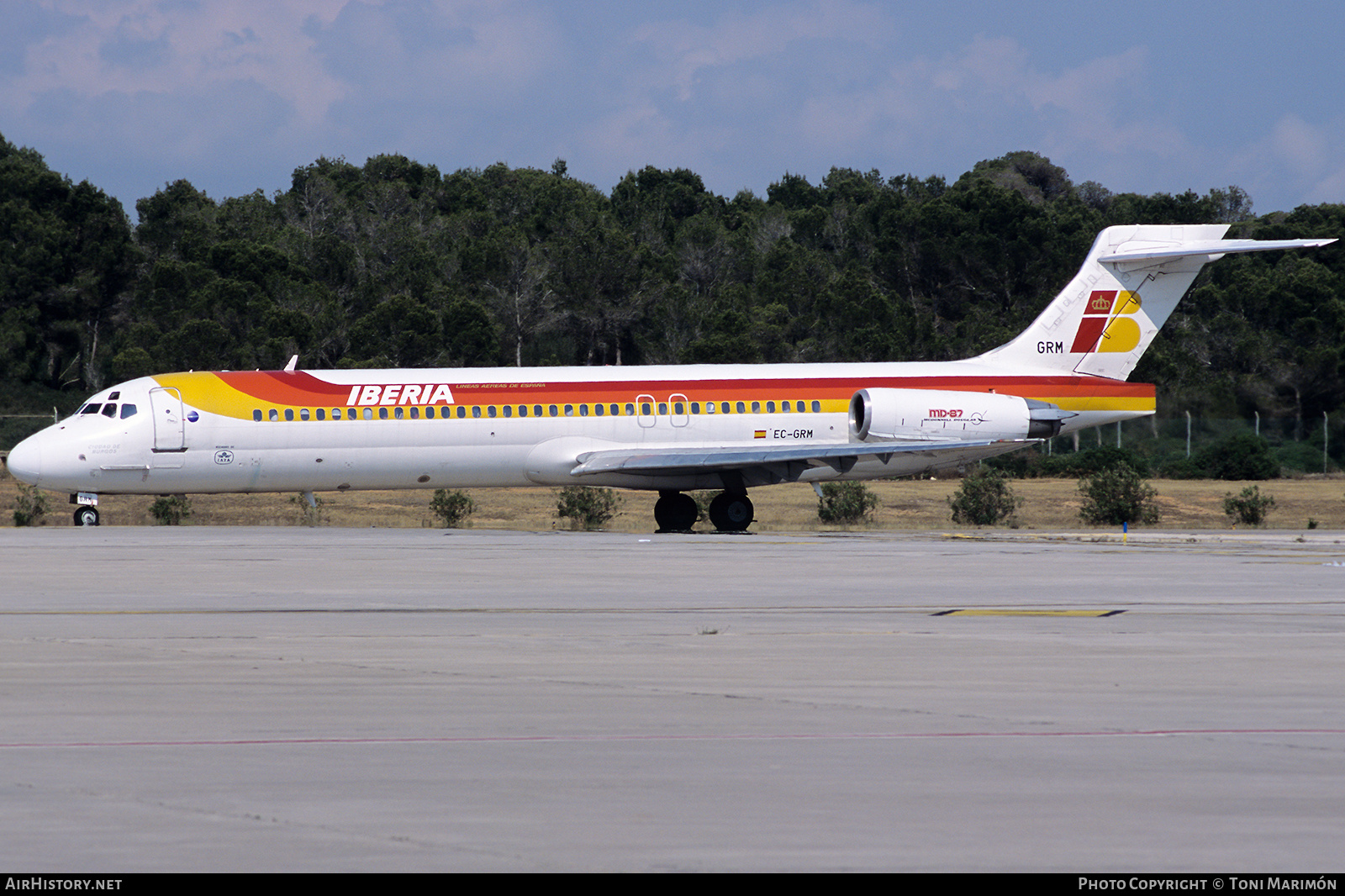 Aircraft Photo of EC-GRM | McDonnell Douglas MD-87 (DC-9-87) | Iberia | AirHistory.net #636802