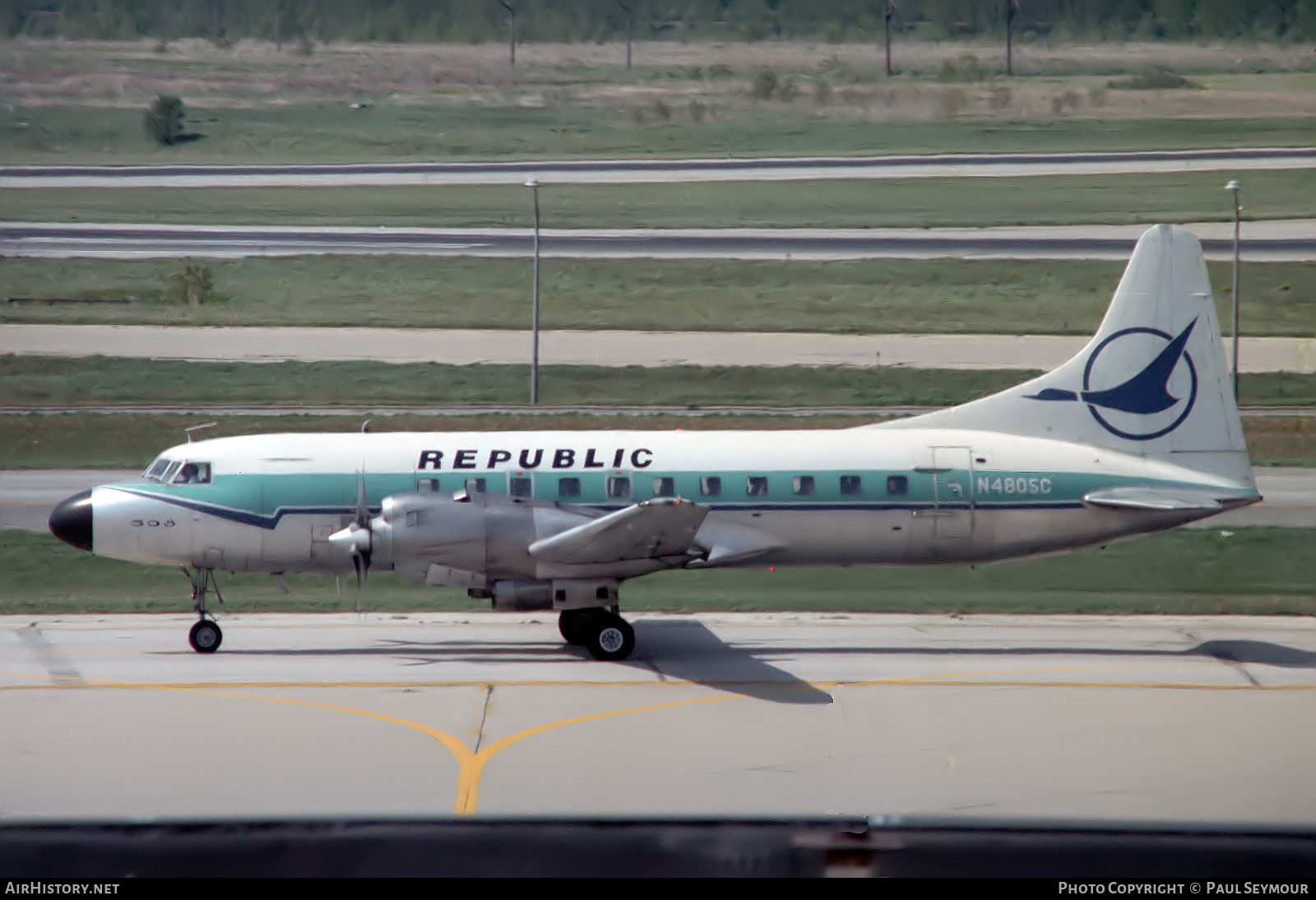 Aircraft Photo of N4805C | Convair 580 | Republic Airlines | AirHistory.net #636811