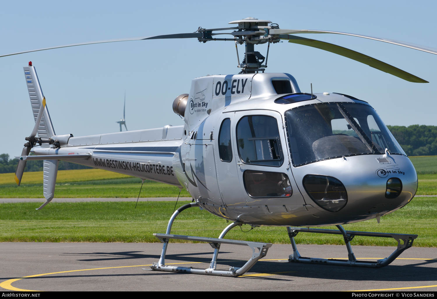 Aircraft Photo of OO-ELY | Aerospatiale AS-350B-2 Ecureuil | Best In Sky Hélicoptères | AirHistory.net #636829