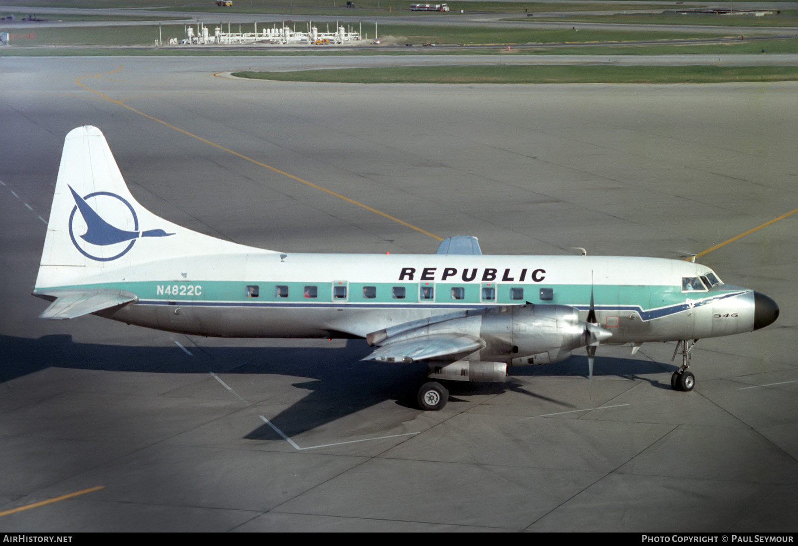 Aircraft Photo of N4822C | Convair 580 | Republic Airlines | AirHistory.net #636831