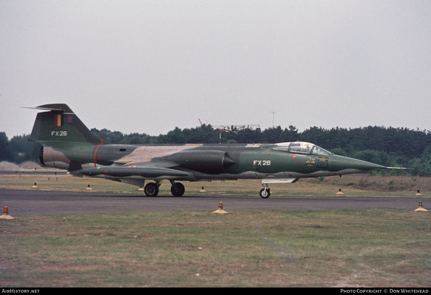 Aircraft Photo of FX26 | Lockheed F-104G Starfighter | Belgium - Air Force | AirHistory.net #636839