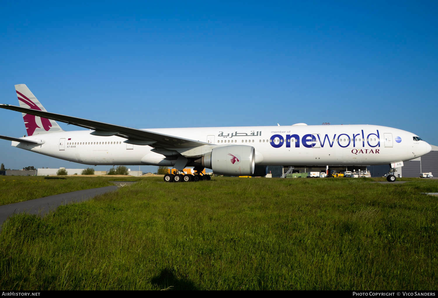 Aircraft Photo of A7-BAB | Boeing 777-3DZ/ER | Qatar Airways | AirHistory.net #636871
