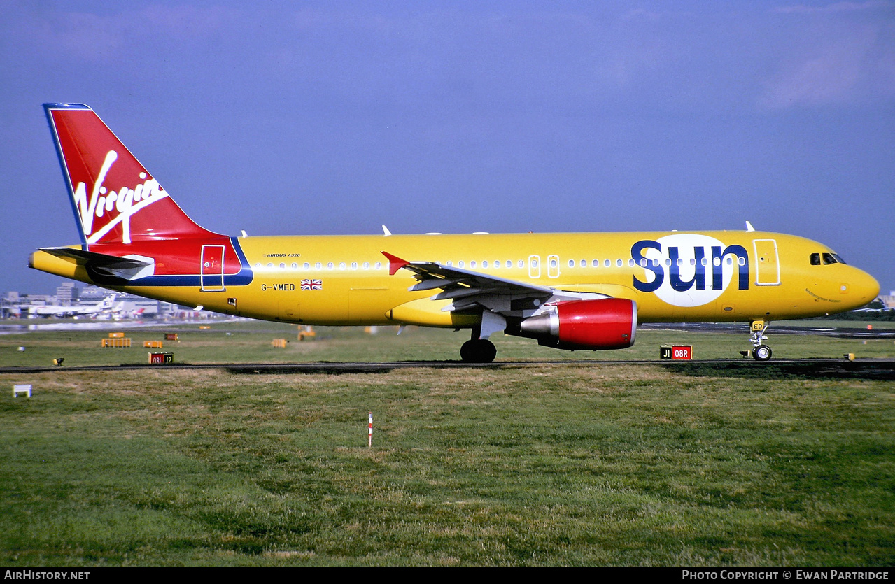 Aircraft Photo of G-VMED | Airbus A320-214 | Virgin Sun | AirHistory.net #636878