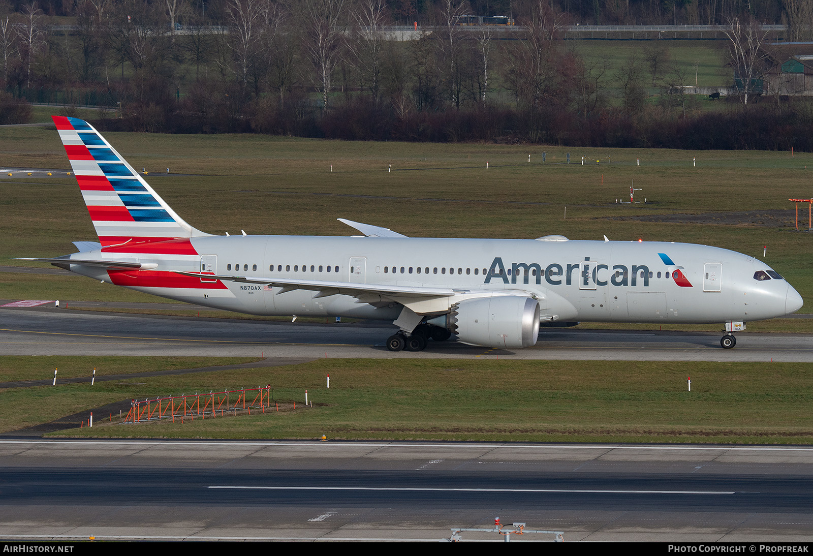 Aircraft Photo of N870AX | Boeing 787-8 Dreamliner | American Airlines | AirHistory.net #636884