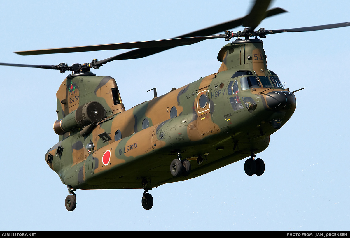 Aircraft Photo of 52954 / JG-2954 | Boeing CH-47JA Chinook (414) | Japan - Army | AirHistory.net #636885