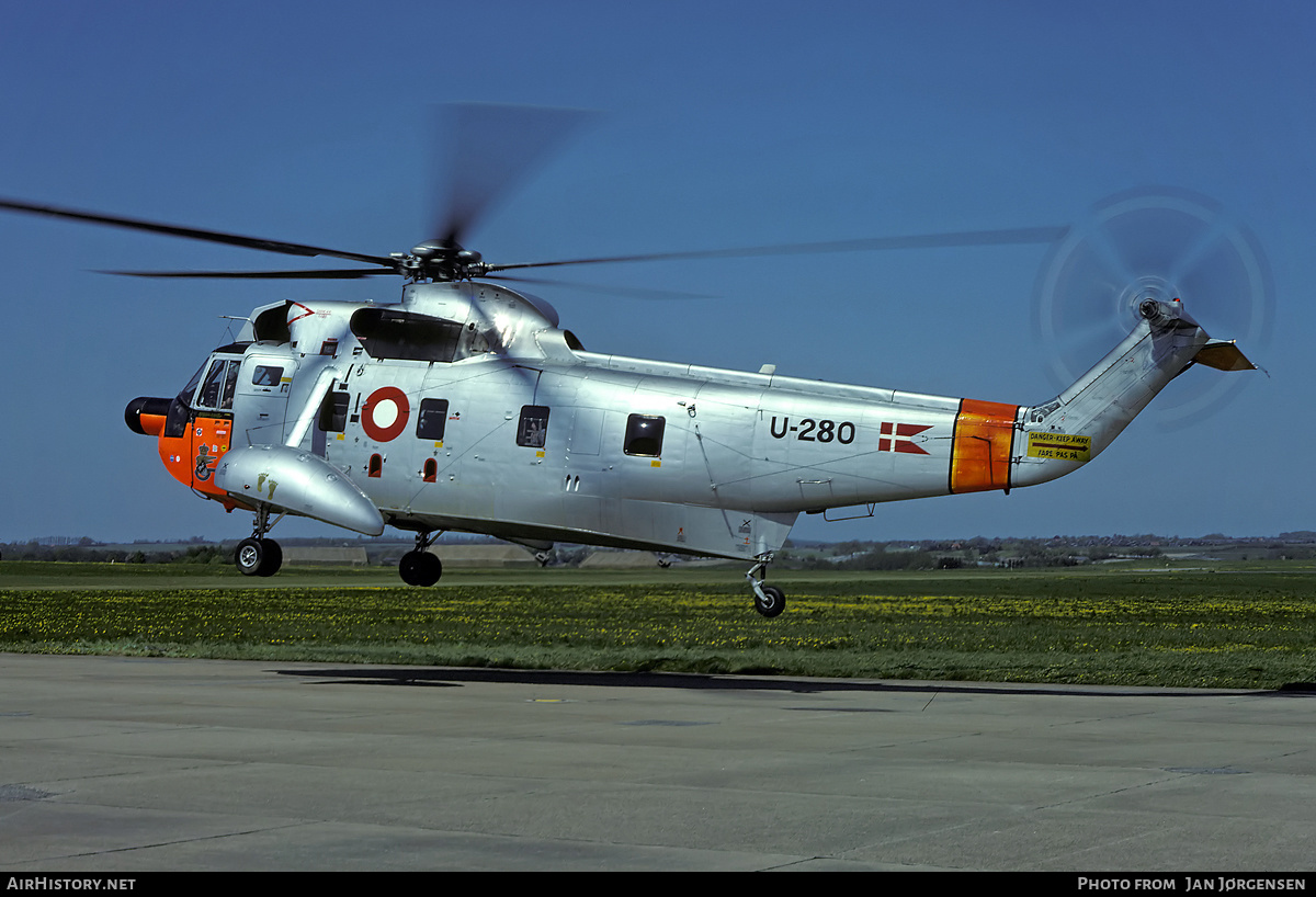 Aircraft Photo of U-280 | Sikorsky S-61A-1 Sea King | Denmark - Air Force | AirHistory.net #636905