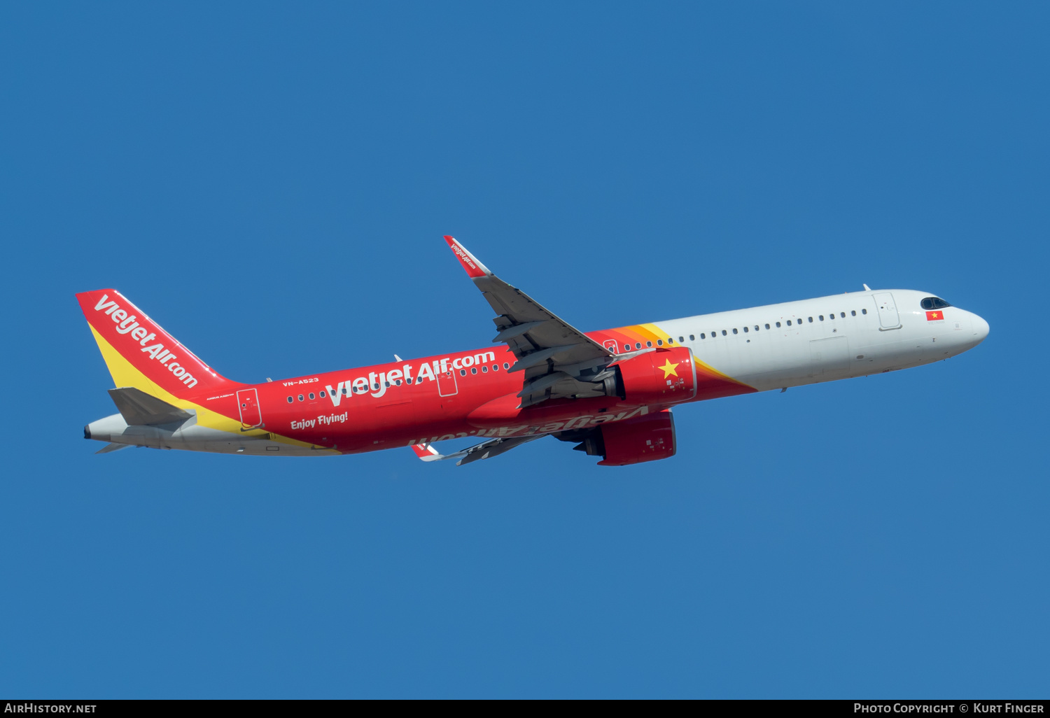 Aircraft Photo of VN-A523 | Airbus A321-271NX | VietJet Air | AirHistory.net #636913