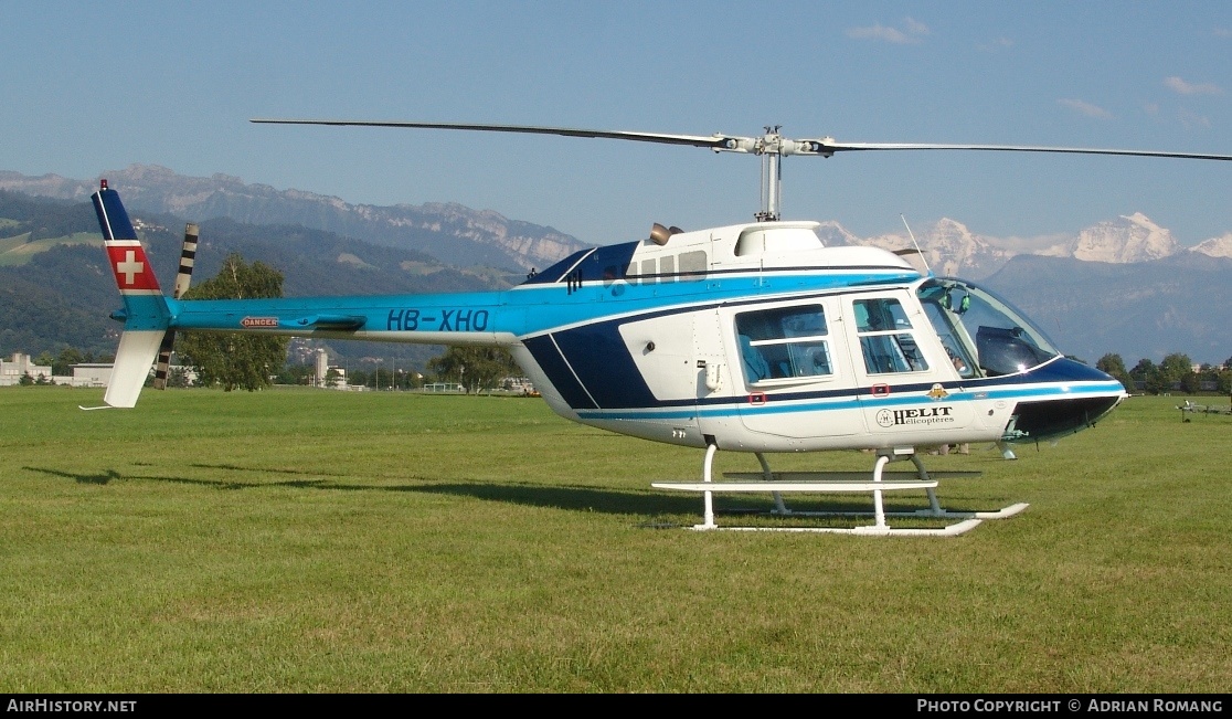 Aircraft Photo of HB-XHO | Bell AB-206A JetRanger | Helit Hélicoptères | AirHistory.net #636968