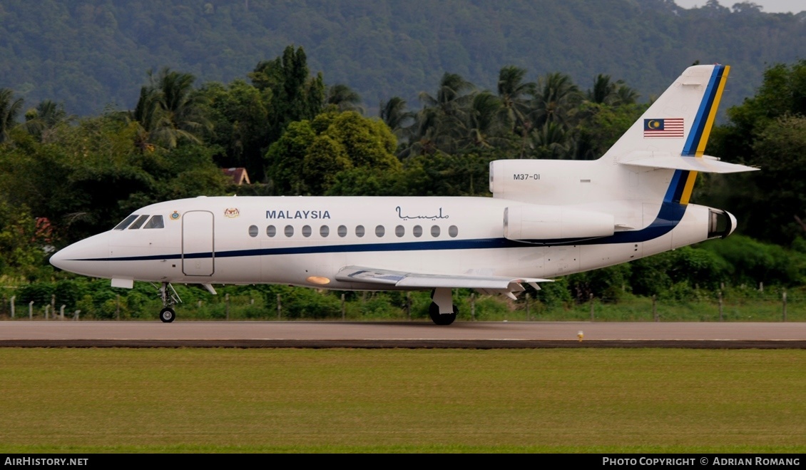 Aircraft Photo of M37-01 | Dassault Falcon 900 | Malaysia - Air Force | AirHistory.net #636974