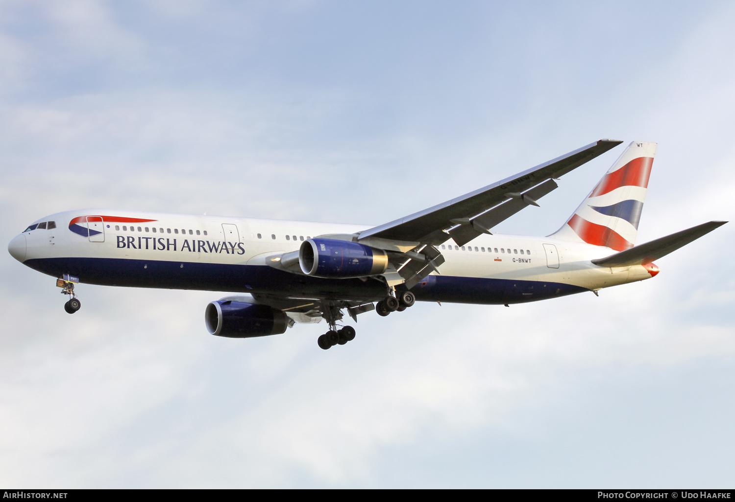Aircraft Photo of G-BNWT | Boeing 767-336/ER | British Airways | AirHistory.net #636989