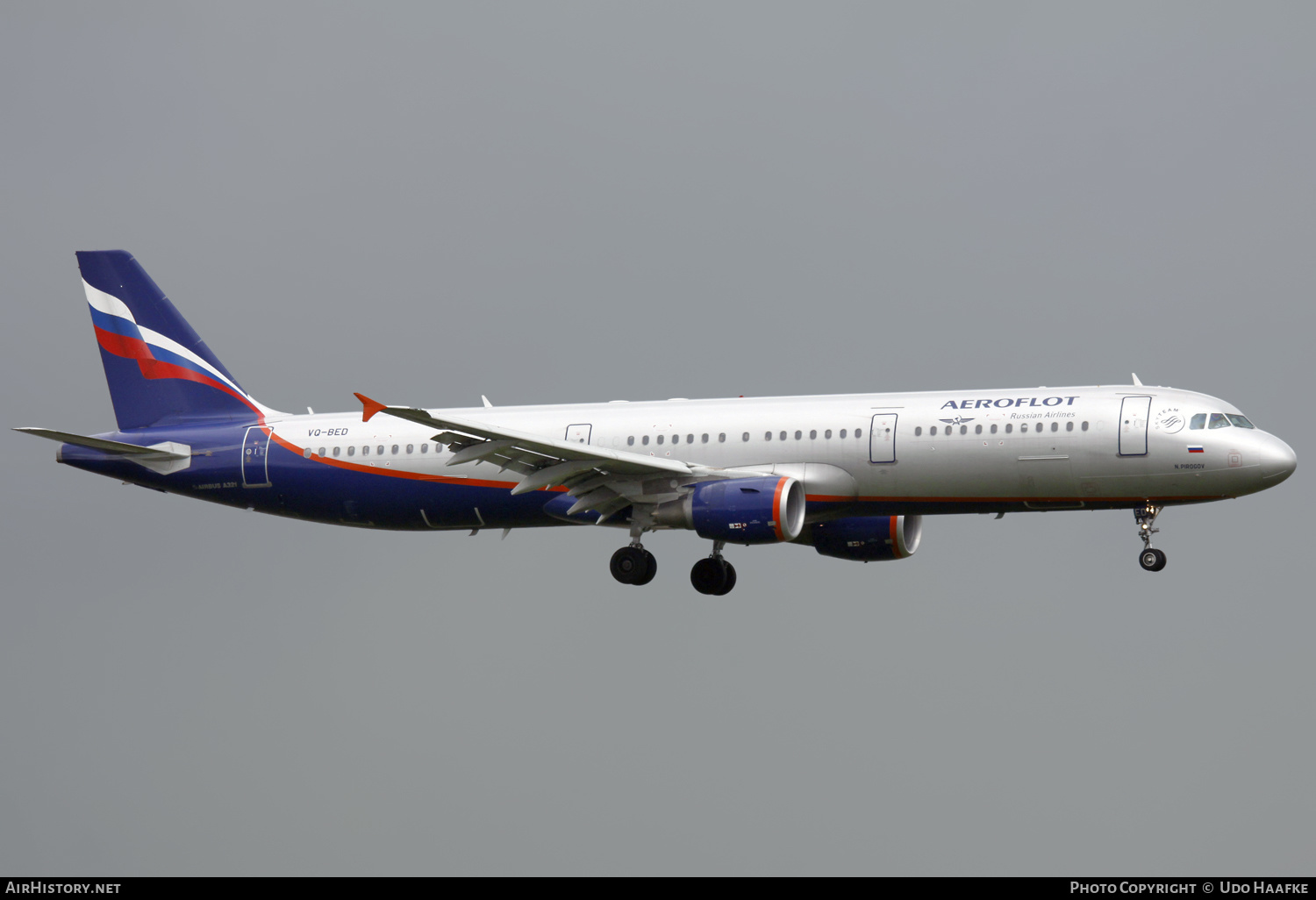 Aircraft Photo of VQ-BED | Airbus A321-211 | Aeroflot - Russian Airlines | AirHistory.net #636995
