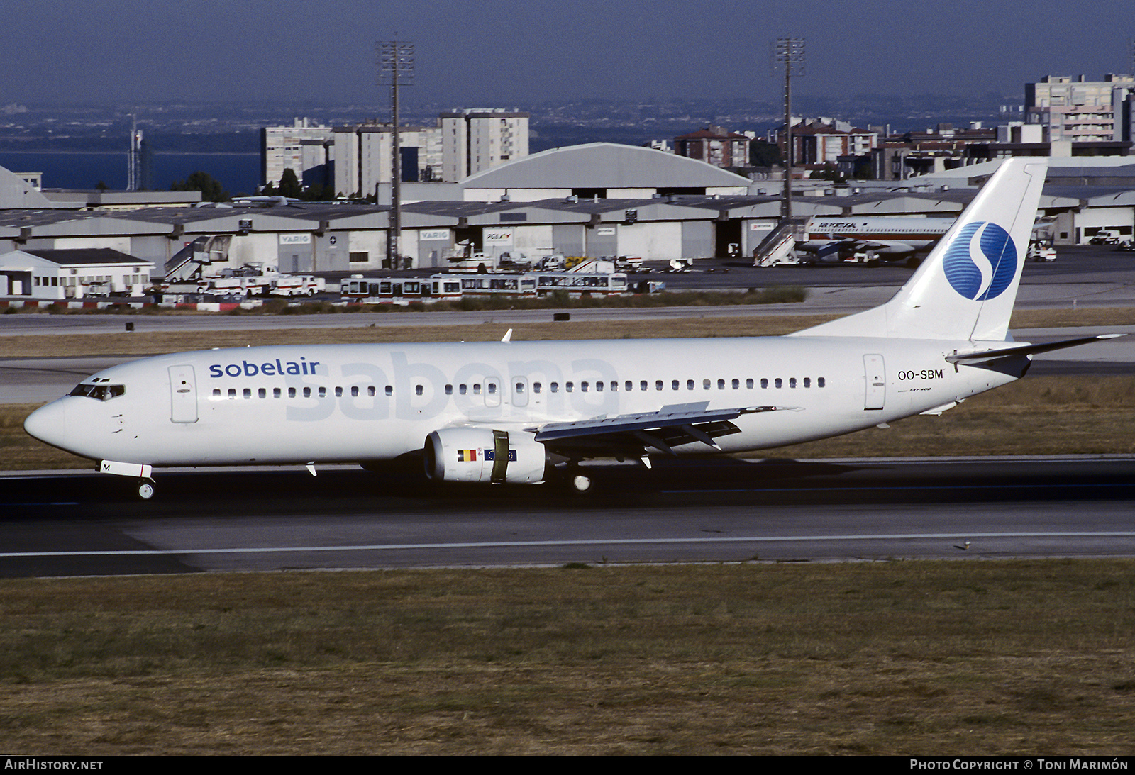 Aircraft Photo of OO-SBM | Boeing 737-429 | Sobelair | AirHistory.net #636997