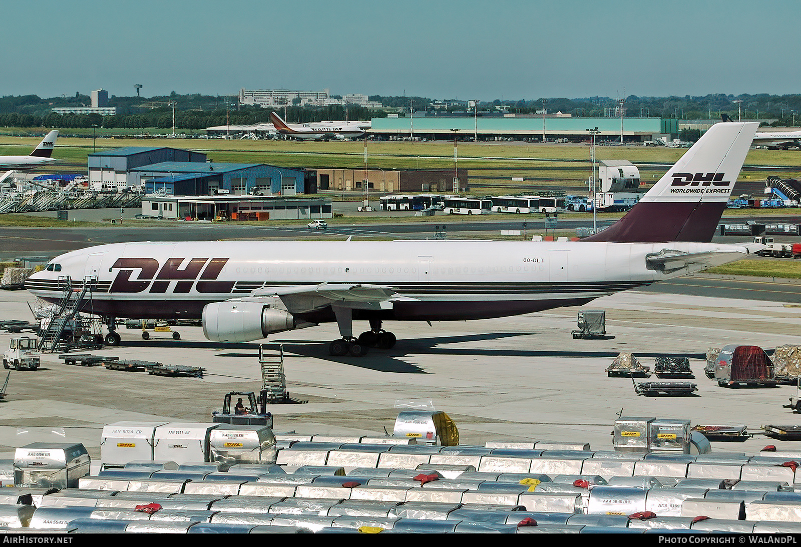 Aircraft Photo of OO-DLT | Airbus A300B4-203(F) | DHL Worldwide Express | AirHistory.net #637007