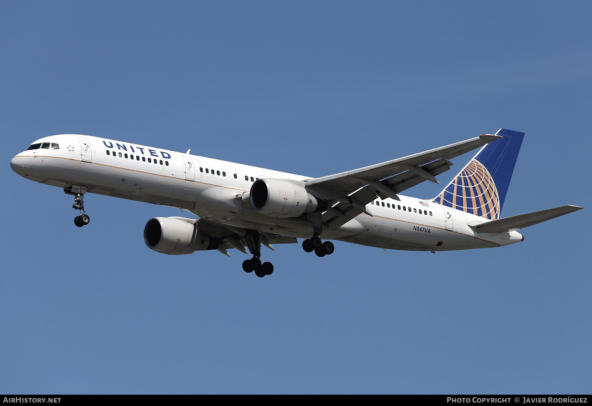 Aircraft Photo of N547UA | Boeing 757-222 | United Airlines | AirHistory.net #637012