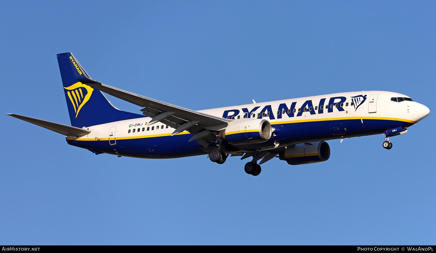 Aircraft Photo of EI-DWJ | Boeing 737-8AS | Ryanair | AirHistory.net #637017