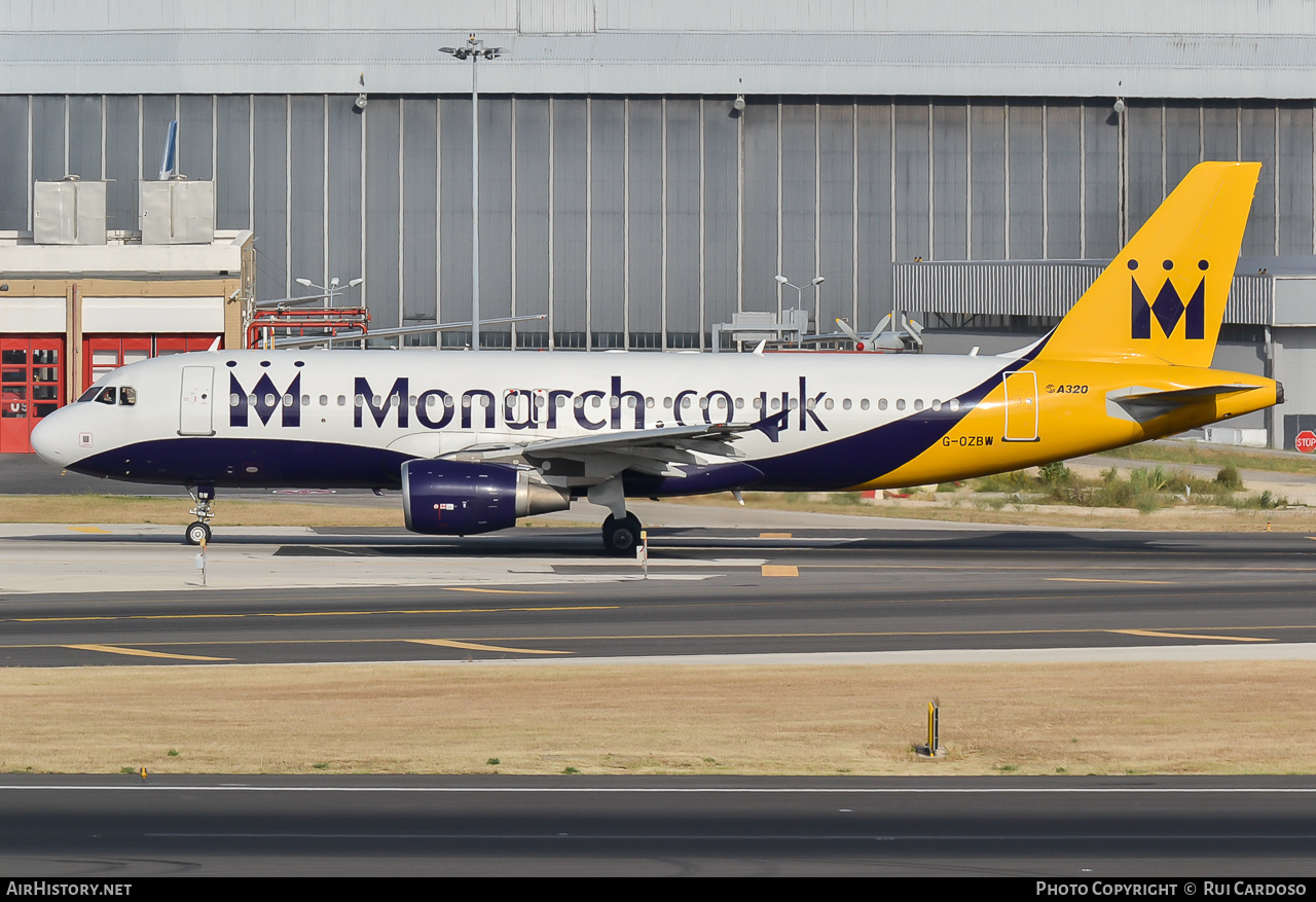 Aircraft Photo of G-OZBW | Airbus A320-214 | Monarch Airlines | AirHistory.net #637070