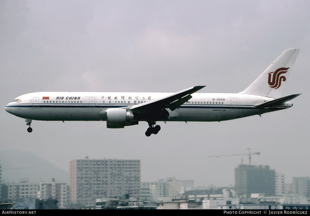 Aircraft Photo of B-2558 | Boeing 767-3J6 | Air China | AirHistory.net #637083